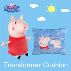 Mode umschaltbare Peppa-Schwein-Plüsch-Spielzeug-Kissen und Kissen für Bettwäsche