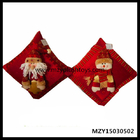 33*33cm auf Lager polstert dekorativer Plüsch Roten Platzes Weihnachtsplüsch-Kissen-Sankt-Kissen