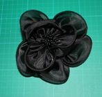 Corsage der schwarzes Kleiderschöne Chiffon- künstlichen Blume für Abendkleid