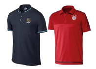 Fußball-Polo-Hemd-Manchester City Fußball-Revers-Uniform Bayern Munichs rote