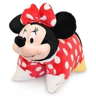 Rotes reizendes Kleinkind-Kissen Disneys Minnie Mouse mit Plüsch Minnie-Kopf