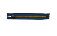 Messingabschluss-Enden-Jeans-Reißverschluss des metall12# mit den galvanisierten Zähnen