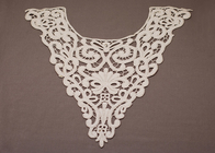 Weiße Embroidery Cotton Crochet Lace-Kragen für Frauen Kleid