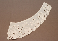Häkeln individuelle handgemachte weiße Baumwolle Peter Pan Spitzen Kragen Motiv für Kleider