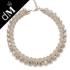 Diy-Perlenhalskette entwirft Halsketten-Kostümschmuck des Bergkristalls handgefertigten (JNL0131)