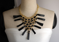 Frauen im Sommer handgefertigte Halskette Kette, handgefertigten Ketten mit PU für Kostüm