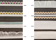 Baumwollstoff gewebt farbigen LAN elastischen Band Kleidungsstück Spitzenbänder