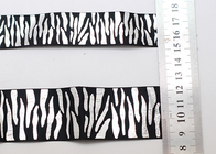 3 cm Stoff Muster Farbbänder, gedruckt elastischen Satinband für Frauen Kleid