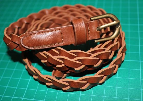 Eco-Freund Brown PU-Einfassungsgurte für Frauen 1.5cm mit silberner Goldschnalle
