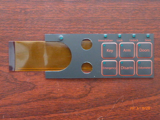 Kundengebundener Druckknopf-Touch Screen Tastatur-Membranschalter 0.05mm - 1.0mm