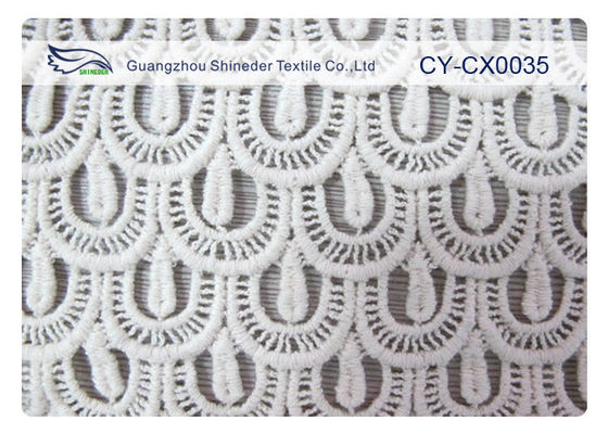 Umweltfreundliches gesticktes Spitze-Gewebe für Wäsche, Unterwäsche CY-CX0035