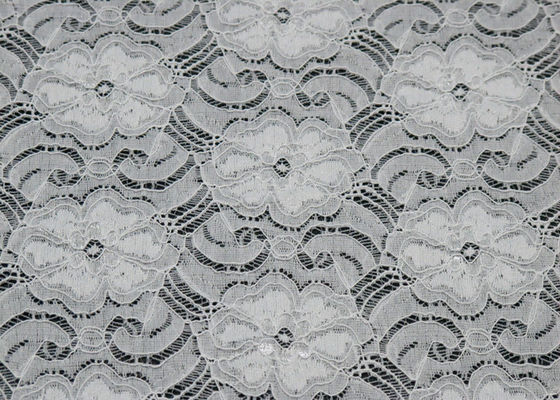 Nylonspandex-elastisches Spitze-Gewebe