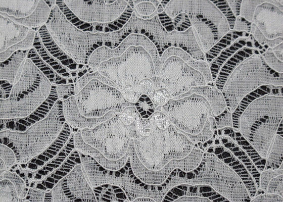 Nylonspandex-elastisches Spitze-Gewebe