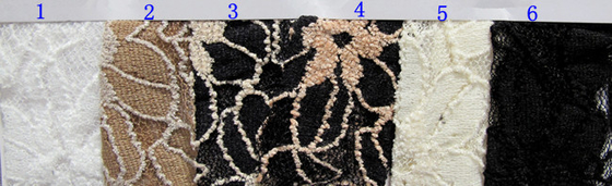 Blühen Sie helle Löcher Nylon&Cotton Fabirc für Kleid- u. Frühlings-PR-Sommer