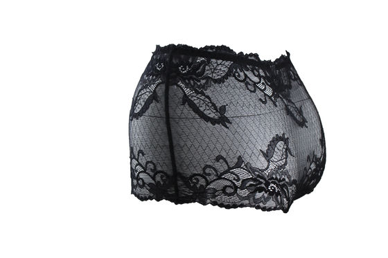 Elegante gestickte Spitze Boyshort-Schlüpfer-hohe Taille für junge Frau