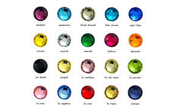 Kristall-Blings-Bergkristall-Kleiderzusätze Flatback-Einklebebuch-Nagel-Edelsteine