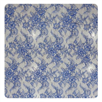 Schöne rote und blaue Wimper-Spitze-Ordnung durch das Yard für Hochzeits-Kleid