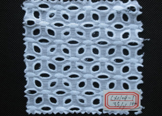 Gestickte Ösen-Spitze-Ordnung für Hochzeits-Kleid, Stretchable Eco freundliches CY-CX0104-1