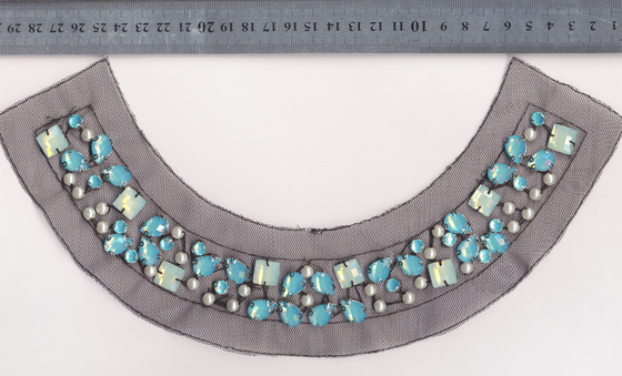 Elegante Perlen, die Kleidungs-handgemachte wulstige Schmuck-Kristall-Perle trimmen