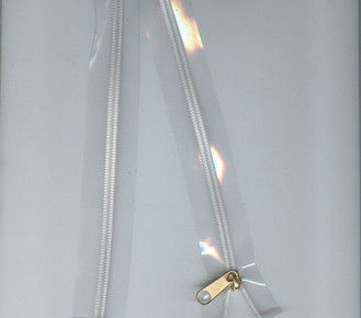 Berufs-PVC-Löschung 60cm Reißverschluss-Zähne für transparenten Regenmantel