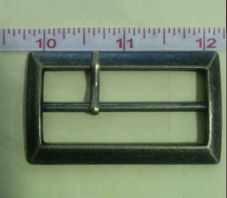 Überzug Gunmetal-Quadrat-Stoff-Gürtelschnalle