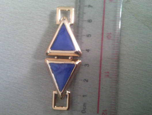 Arbeiten Sie Blau und Goldabs Stoff-Gürtelschnalle, 7cm kühle Gürtelschnallen um