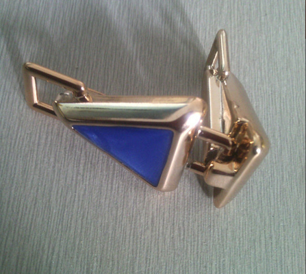 Arbeiten Sie Blau und Goldabs Stoff-Gürtelschnalle, 7cm kühle Gürtelschnallen um