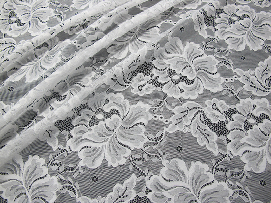 Kundenspezifischer Digital-Nylonstickerei-Spitze-Gewebe-Blumen-Entwurf für Dressmaking