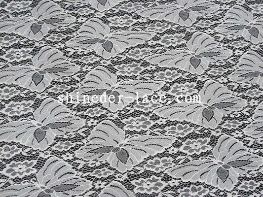 Blaue Libellen-Entwurfs-Polyester-Spitze-Gewebe-Jacquardwebstuhl-Techniken für Kleid