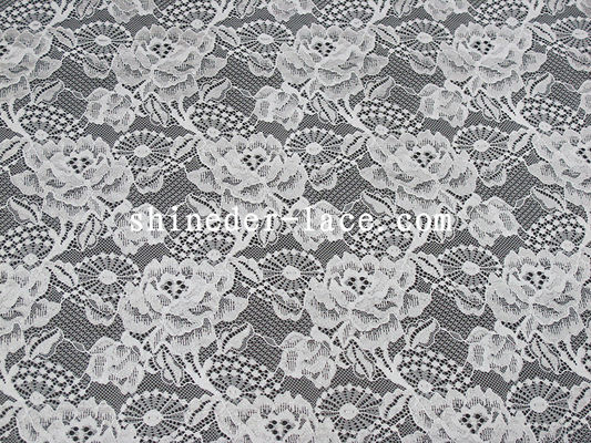 Blumen-/spezielles Blattmuster 150cm Breitendes nylonspitze-Gewebes für das Kleid SYD-0170 der Frauen