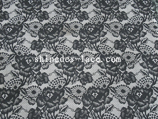 Blumen-/spezielles Blattmuster 150cm Breitendes nylonspitze-Gewebes für das Kleid SYD-0170 der Frauen