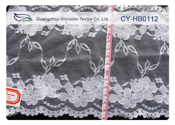 100% Nylon-Spitze-Gewebe, hohe Hartnäckigkeit für Kleid, Kleid CY-HB0112